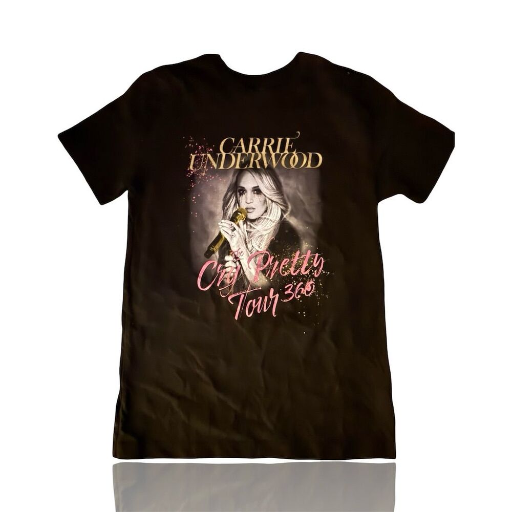 Carrie Underwood Cry Pretty Tour 360 T-Shirt Black Unisex M Concert Tee